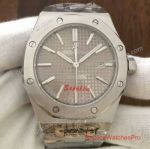 Copy Audemars Piguet Royal Oak Stainless Steel Grey Face 15400 Watch